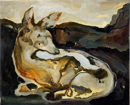 Катя Никитина (Картина, живопись - 
                  50 x 40 см) Оленёнок
