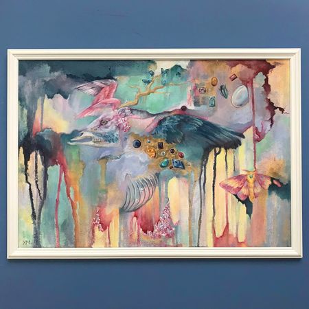 Ксения Наймушина (Картина, живопись - 
                  60 x 40 см) Sacred Deer