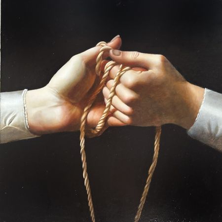 Арина Коржикова (Картина, живопись - 
                  60 x 60 см) Узы