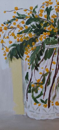 Оливия Лем (Картина, живопись - 
                  40 x 50 см) Мимоза
