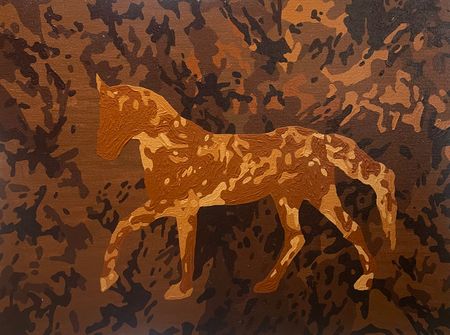 Виктория Никулочкина (Картина, живопись - 
                  40 x 30 см) Лошадка