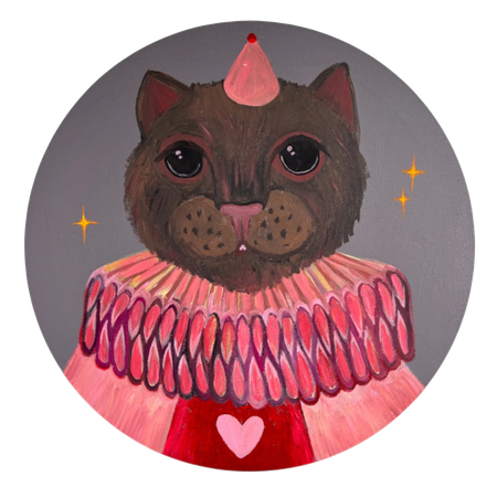 Ира Пенкина (Картина, живопись - 
                  50 x 50 см) В поисках любви