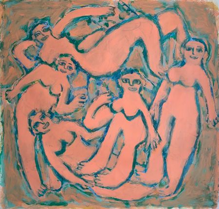 Елена Науширванова (Картина, живопись - 
                  110 x 105 см) Без названия