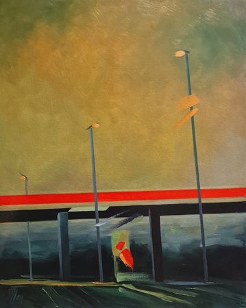 Александр Буданов (Авторская графика - 
                  40 x 50 см) Абстракция 79