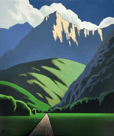 Евгений Пономаренко (Картина, живопись - 
                  50 x 60 см) Changeable illumination