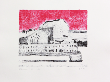 Ольга Колпакова (Графика печатная - 
                  40 x 30 см) Набережная М