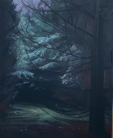 Агне-Мария Силкинайте (Картина, живопись - 
                  73 x 83 см) Forest