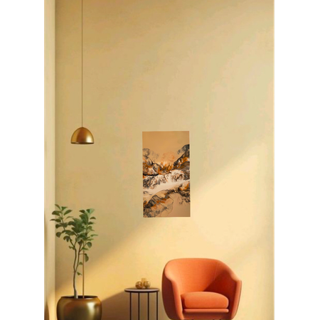 Елена Казанская (Картина, живопись - 
                  40 x 70 см) Теплое дыхание земли