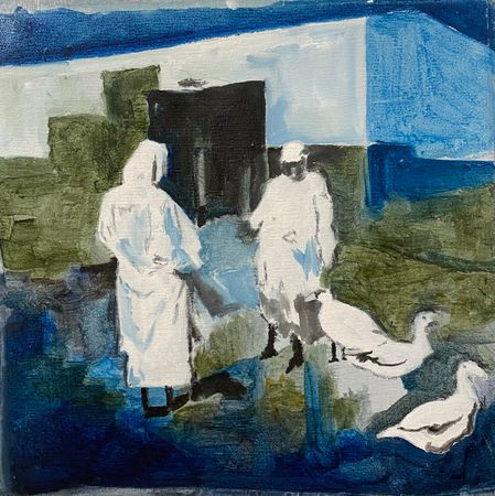 Елена Троянская (Картина, живопись - 
                  30 x 30 см) Агрокомплекс