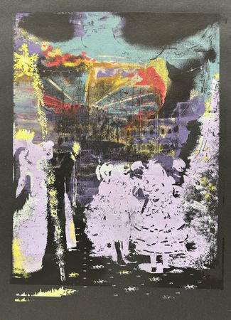 Дарья Мазур (Графика печатная - 
                  42 x 58 см) Хоровод