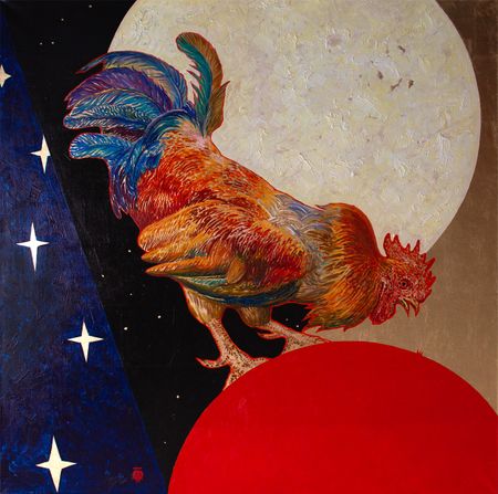 Евгений Ковальчук (Картина, живопись - 
                  110 x 110 см) Сказка о Царе...