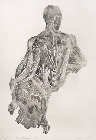 Серафима Беневольская (Графика печатная - 
                  21 x 30 см) Корни