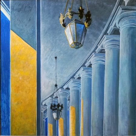 Ольга Лагеда (Авторская графика - 
                  100 x 100 см) Ватикан