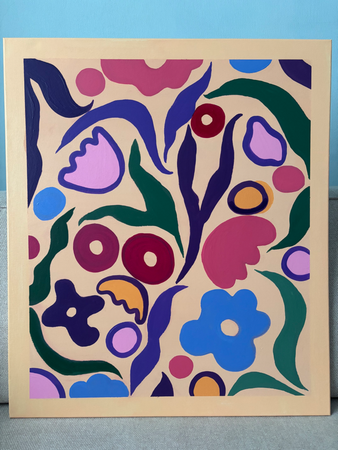 Елена Королева (Картина, живопись - 
                  60 x 70 см) Flower power