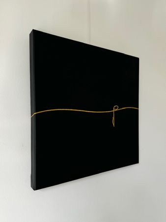 Мария Полушкина (Картина, живопись - 
                  30 x 30 см) Одна