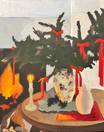 Елизавета Тарасова (Картина, живопись - 
                  40 x 50 см) Мирные дни