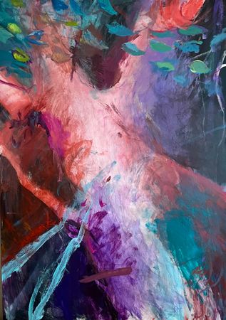 Алина Магомедова (Авторская графика - 
                  70 x 100 см) Высота