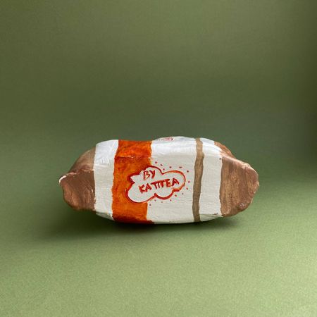 Катя Афонина (Скульптура - 
                  17 x 9 см) Cosmetic pouch № 6