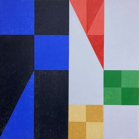 Юрий Ростиславский (Картина, живопись - 
                  70 x 70 см) Из серии "Антиподы"