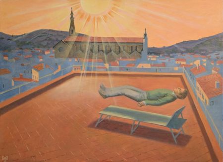 Анастасия Мотина (Картина, живопись - 
                  110 x 80 см) Невесомость