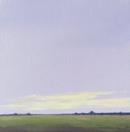 Александра Савина (Картина, живопись - 
                  40 x 40 см) Вечерний горизонт II