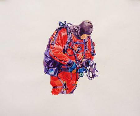 Александр и Светлана Рощенко (Авторская графика - 
                  65 x 65 см) Один