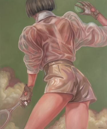Мария Аллен (Картина, живопись - 
                  100 x 120 см) Теннис