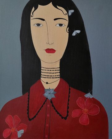 Ирина Яковлева (Картина, живопись - 
                  39 x 48 см) Мотыльки