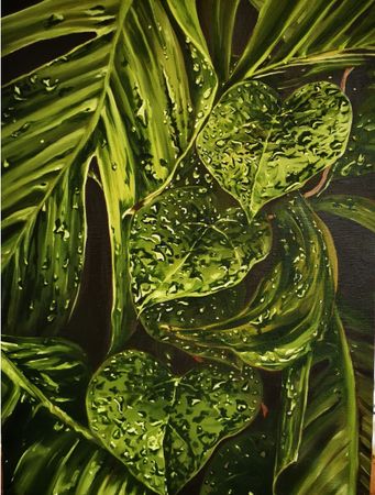 Мила Bezú (Картина, живопись - 
                  30 x 40 см) Jungle