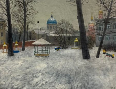 Татьяна Сергеева (Картина, живопись - 
                  40 x 30 см) Февраль