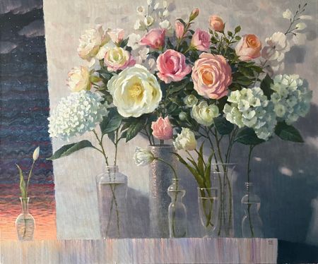 Юлия Непокрытая (Картина, живопись - 
                  120 x 100 см) Семья