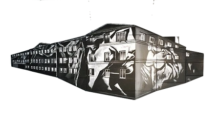 Динара Хёртнагль (Картина, живопись - 
                  270 x 100 см) Metropolis