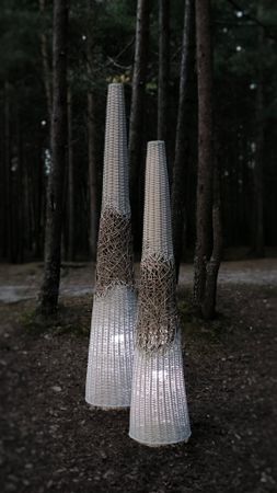 Валерия Корельская (Объект - 
                  40 x 200 см) Напольный торшер "Ель"