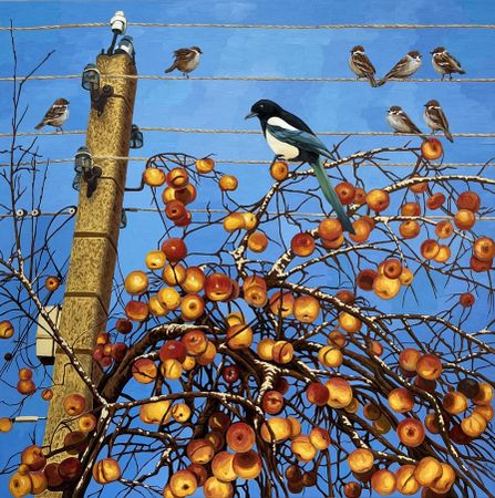 Дарья Палагина (Картина, живопись - 
                  80 x 80 см) Сбор информации