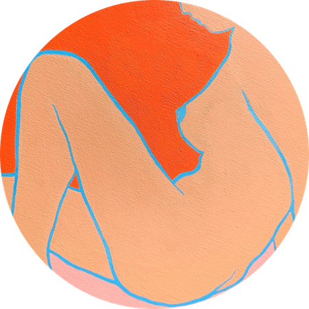 Дарья Петухова (Картина, живопись - 
                  30 x 30 см) Натурщица