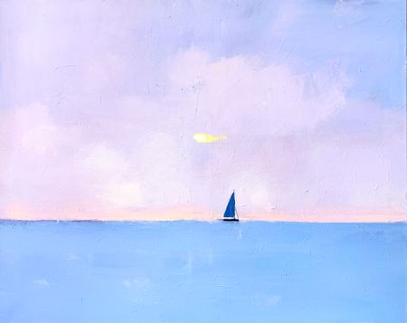 Анна Ганина (Картина, живопись - 
                  100 x 80 см) Journey to the sky