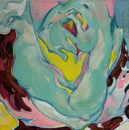 Алиса Горелова (Картина, живопись - 
                  30 x 30 см) Без названия