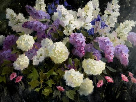 Юлия Непокрытая (Картина, живопись - 
                  80 x 60 см) Весной