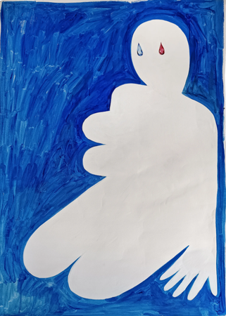 Оля Душкина (Картина, живопись - 
                  80 x 113 см) Мои жидкости