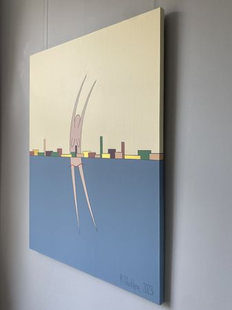 Мария Полушкина (Картина, живопись - 
                  70 x 90 см) Насквозь