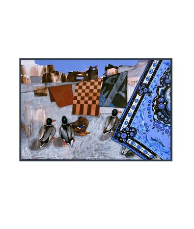 Елизавета Пугачева (Картина, живопись - 
                  120 x 80 см) Укрытие