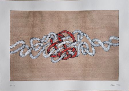 Евгений Непогодьев (Авторская графика - 
                  38 x 27 см) Узел V5