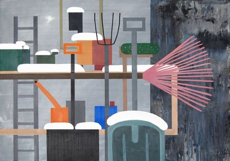 Анна Мельниченко (Картина, живопись - 
                  100 x 70 см) Строительный рынок