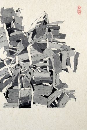 Анна Энгардо (Авторская графика - 
                  31 x 46 см) Дерево