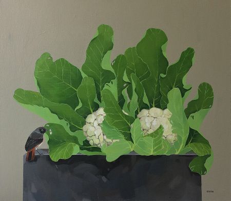 Ксения Берестова (Картина, живопись - 
                  80 x 70 см) Ромашка для тебя
