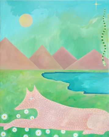 Анастасия Лимонова (Картина, живопись - 
                  80 x 100 см) Отличное место, чтобы отдохнуть