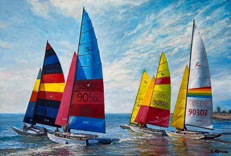 Дарина Абрамова (Картина, живопись - 
                  120 x 100 см) Preparation