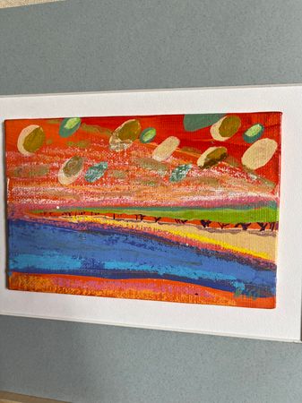 Нисо Атаханова (Авторская графика - 
                  28 x 23 см) Радуга