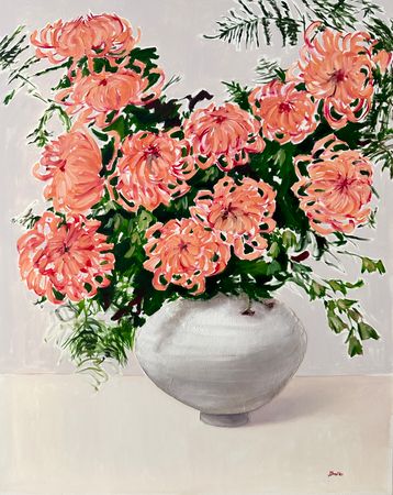 Катерина Брайко (Картина, живопись - 
                  80 x 100 см) Оранжевое настроение