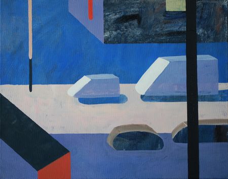 Анна Мельниченко (Картина, живопись - 
                  70 x 55 см) Зимняя улица